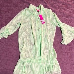 NWT green Lily coverup.